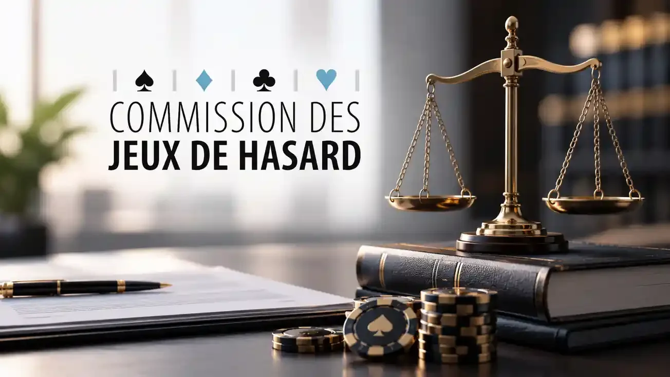 Législation des jeux d'argent en Belgique avec balance de justice, textes juridiques et jetons de casino